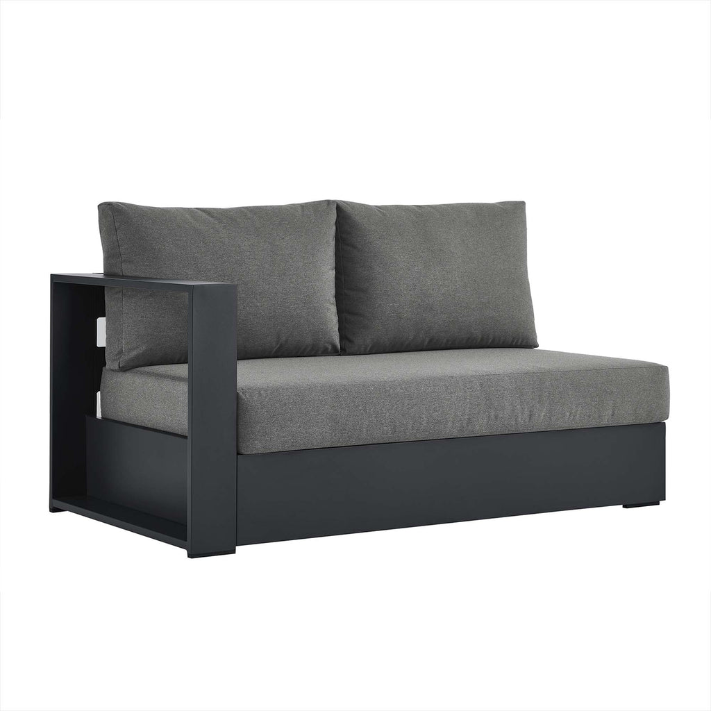 Tahoe Outdoor Patio Powder-Coated Aluminum Modular Left-Facing Loveseat