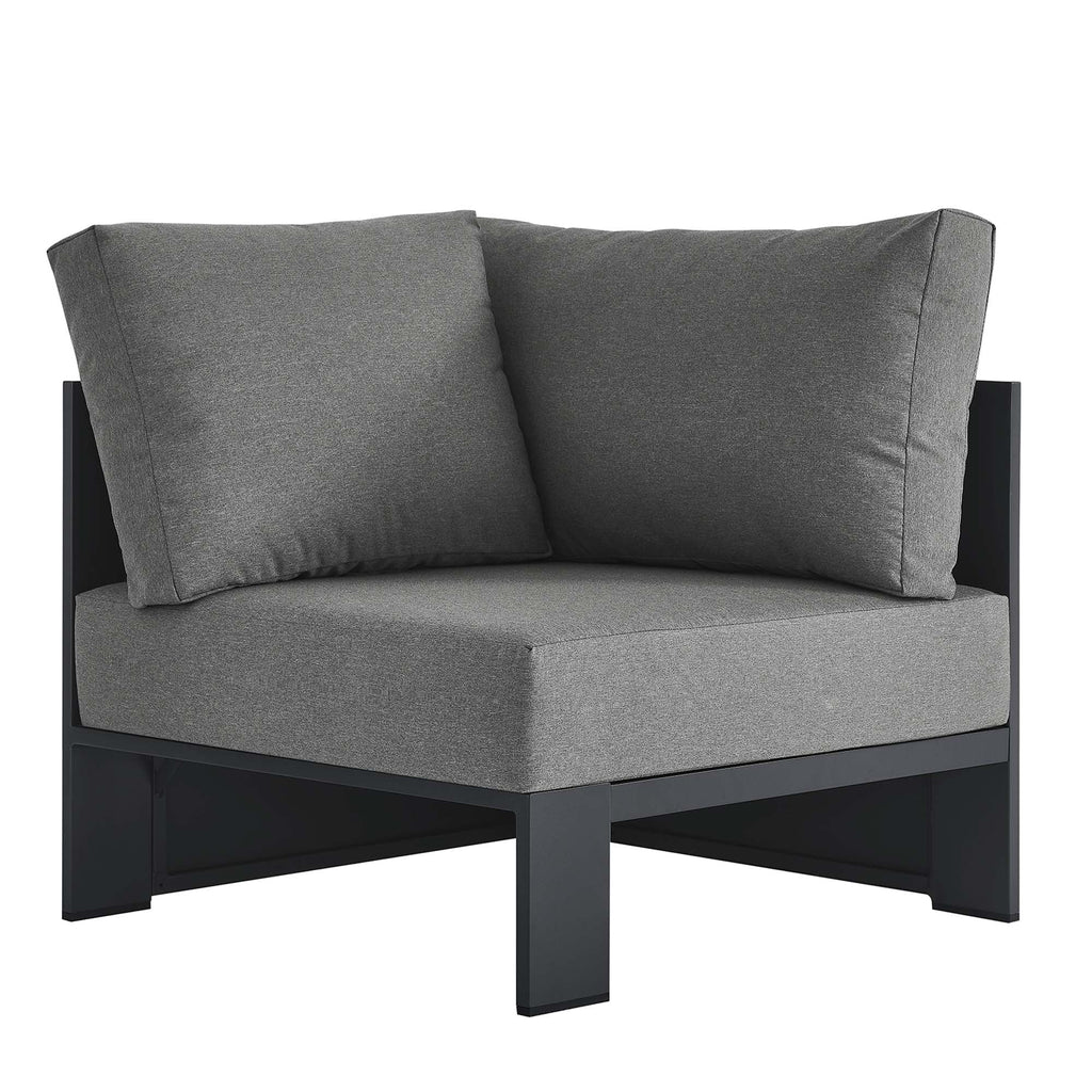Tahoe Outdoor Patio Powder-Coated Aluminum Modular Corner Chair by Modway