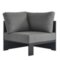 Tahoe Outdoor Patio Powder-Coated Aluminum Modular Corner Chair by Modway