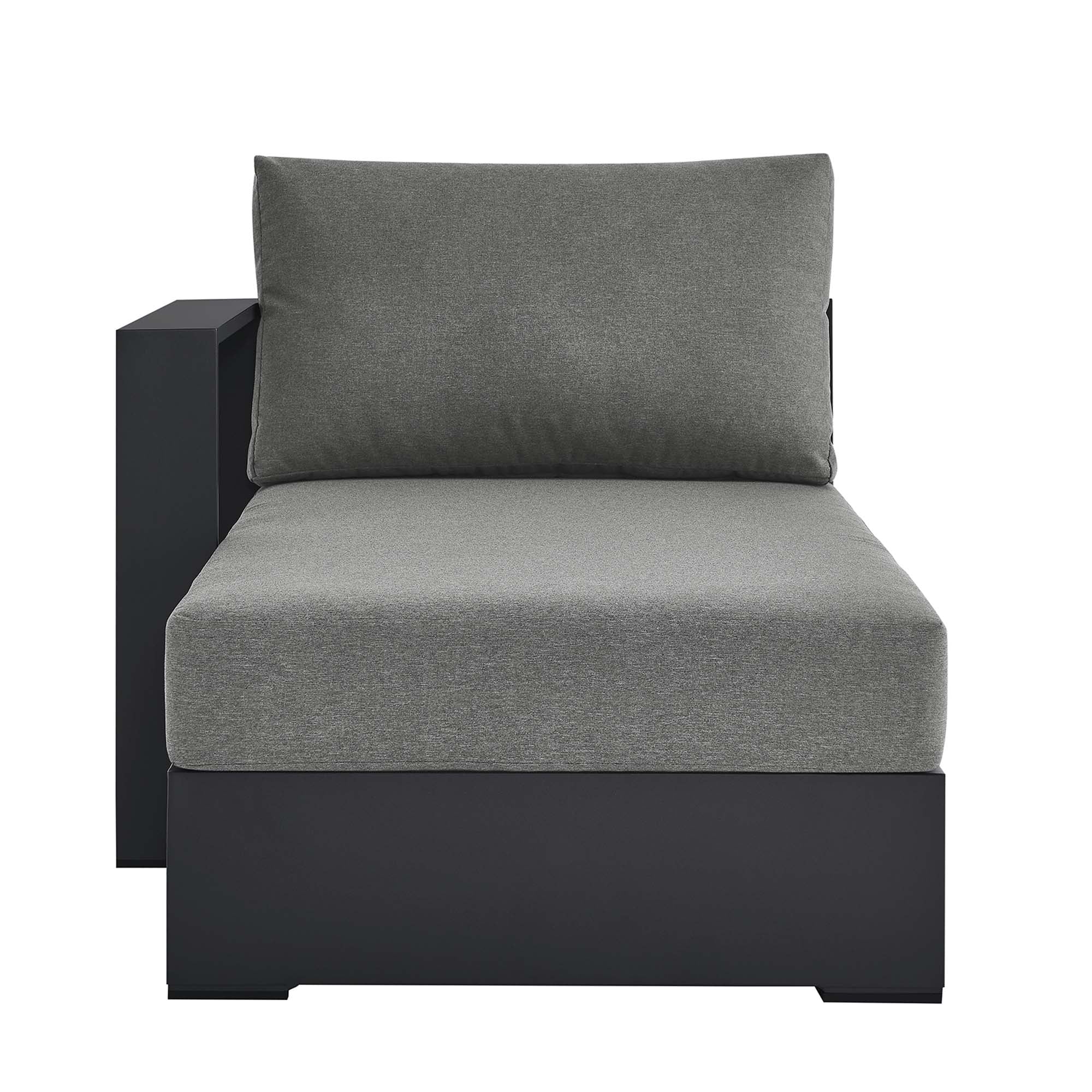 Tahoe Outdoor Patio Powder-Coated Aluminum Left-Facing Chaise Lounge