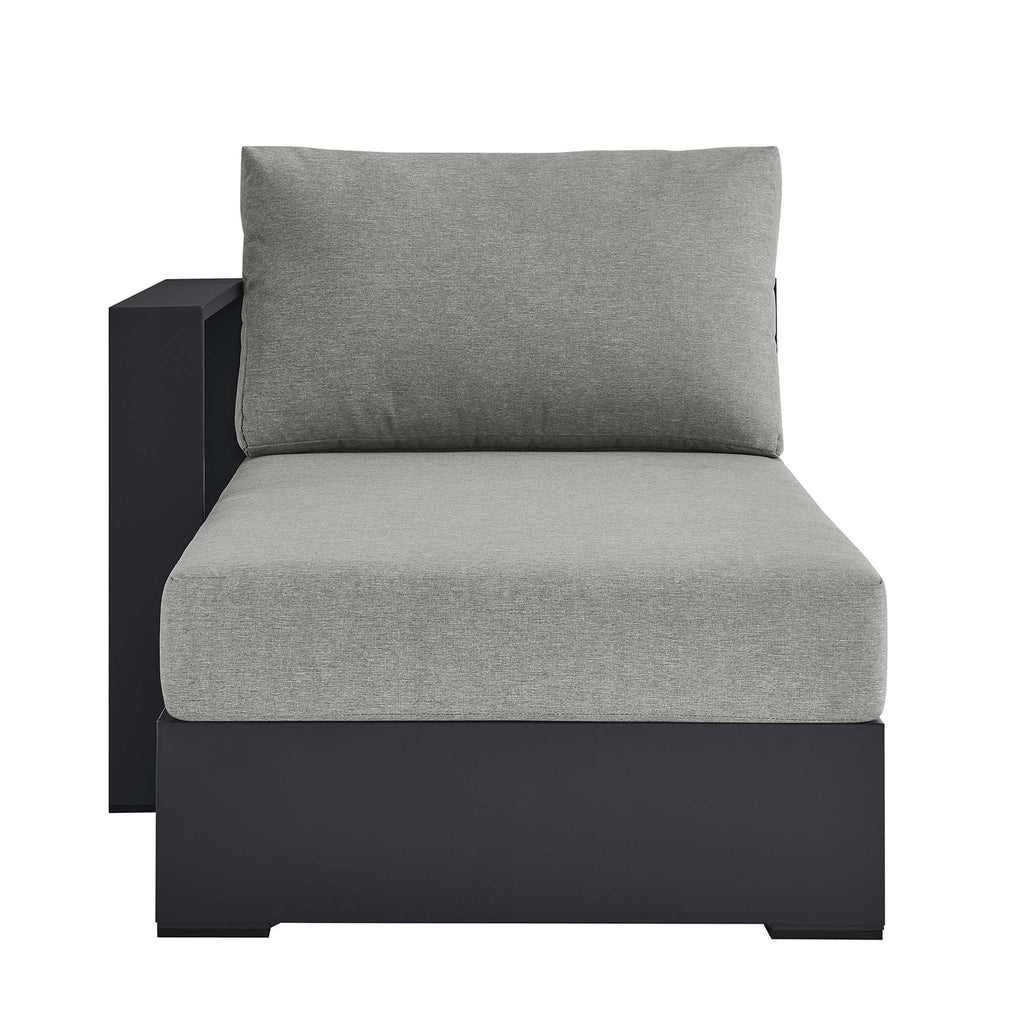 Tahoe Outdoor Patio Powder-Coated Aluminum Left-Facing Chaise Lounge