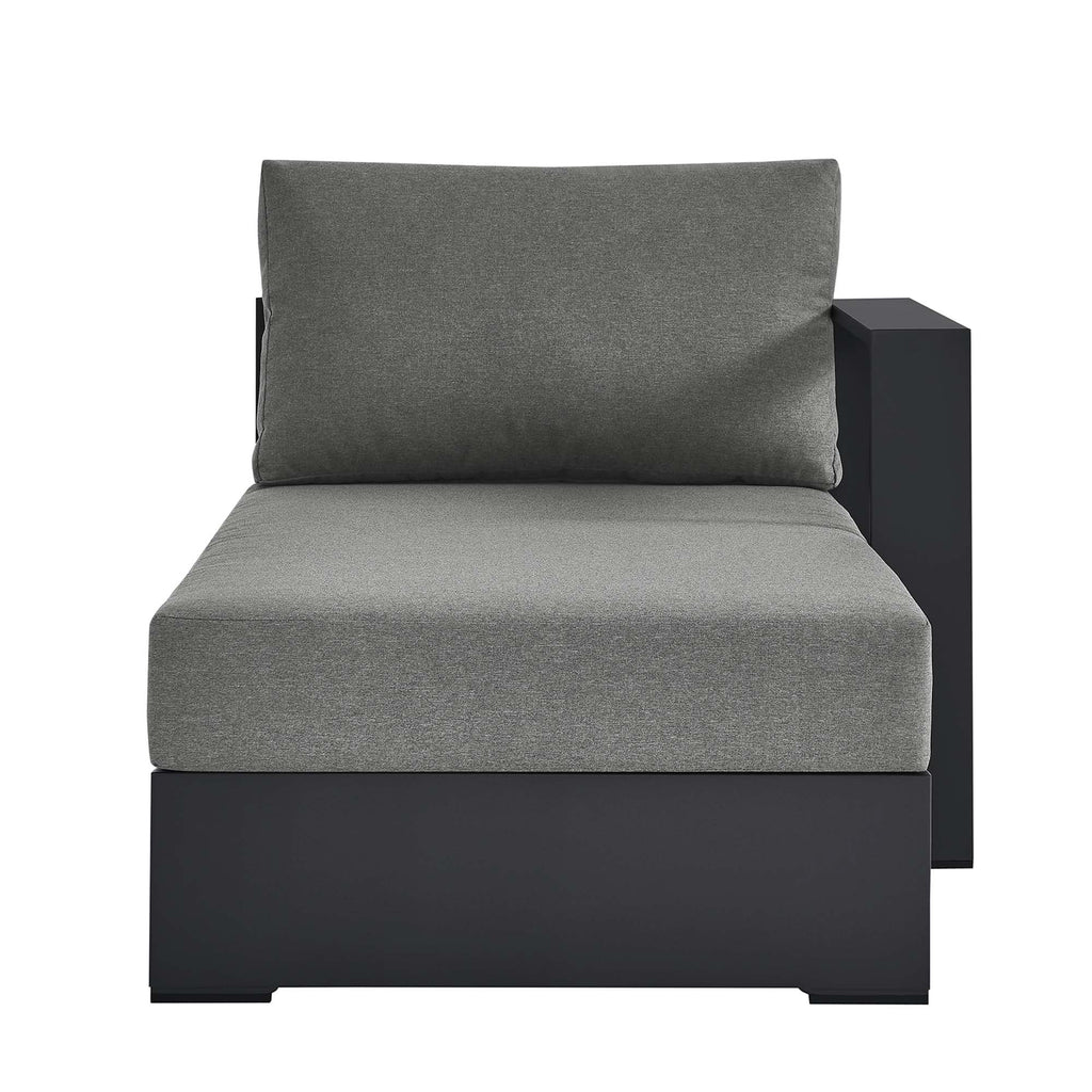 Tahoe Outdoor Patio Powder-Coated Aluminum Right-Facing Chaise Lounge