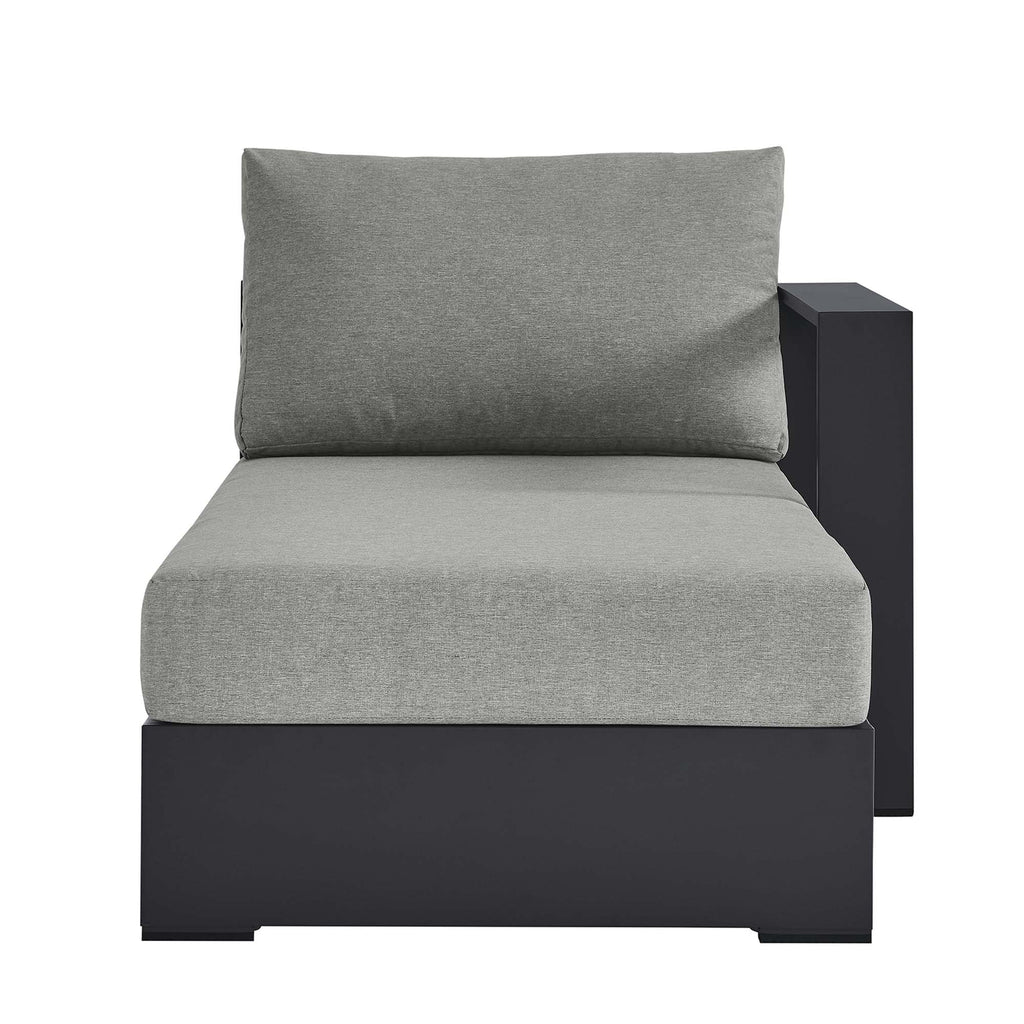 Tahoe Outdoor Patio Powder-Coated Aluminum Right-Facing Chaise Lounge