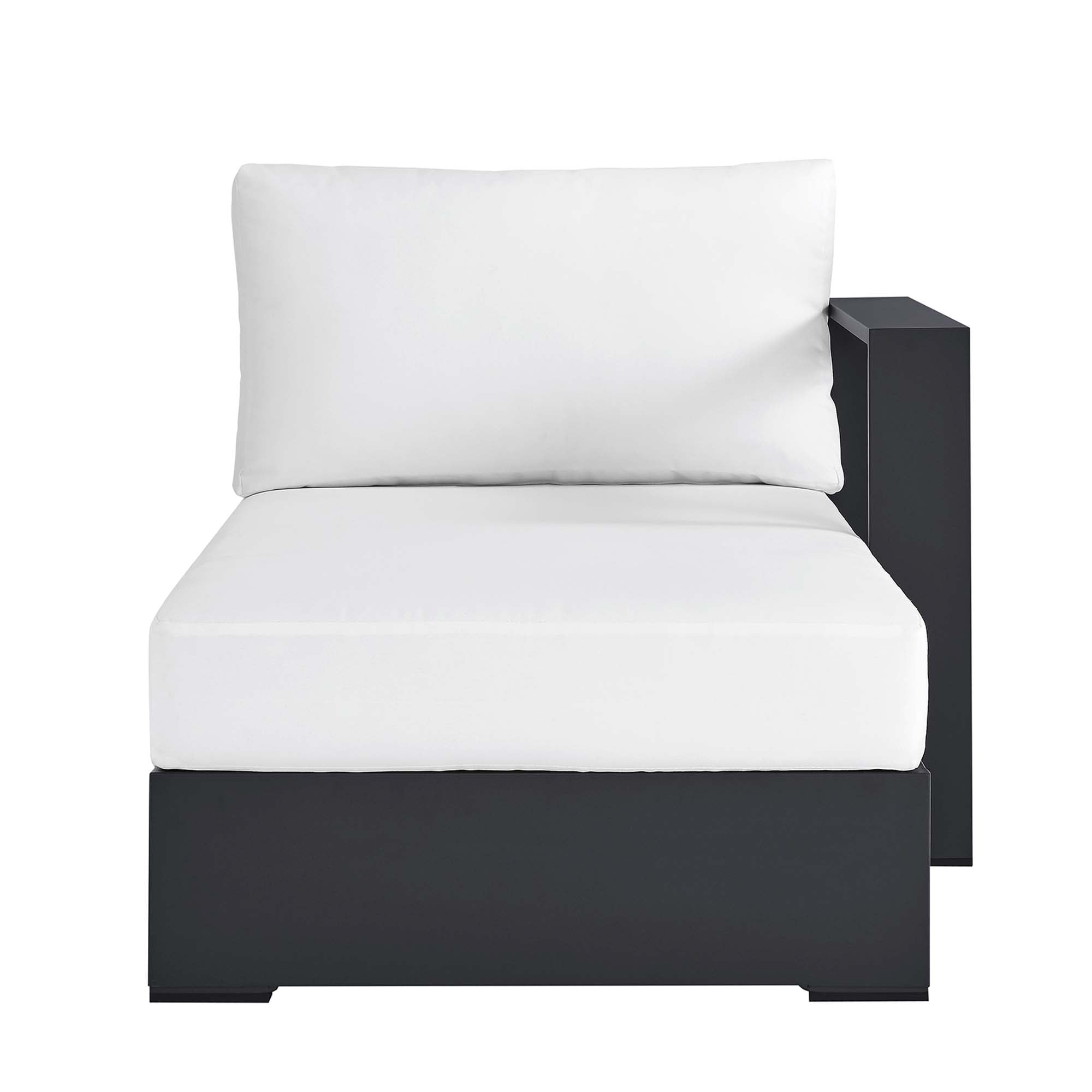 Tahoe Outdoor Patio Powder-Coated Aluminum Right-Facing Chaise Lounge