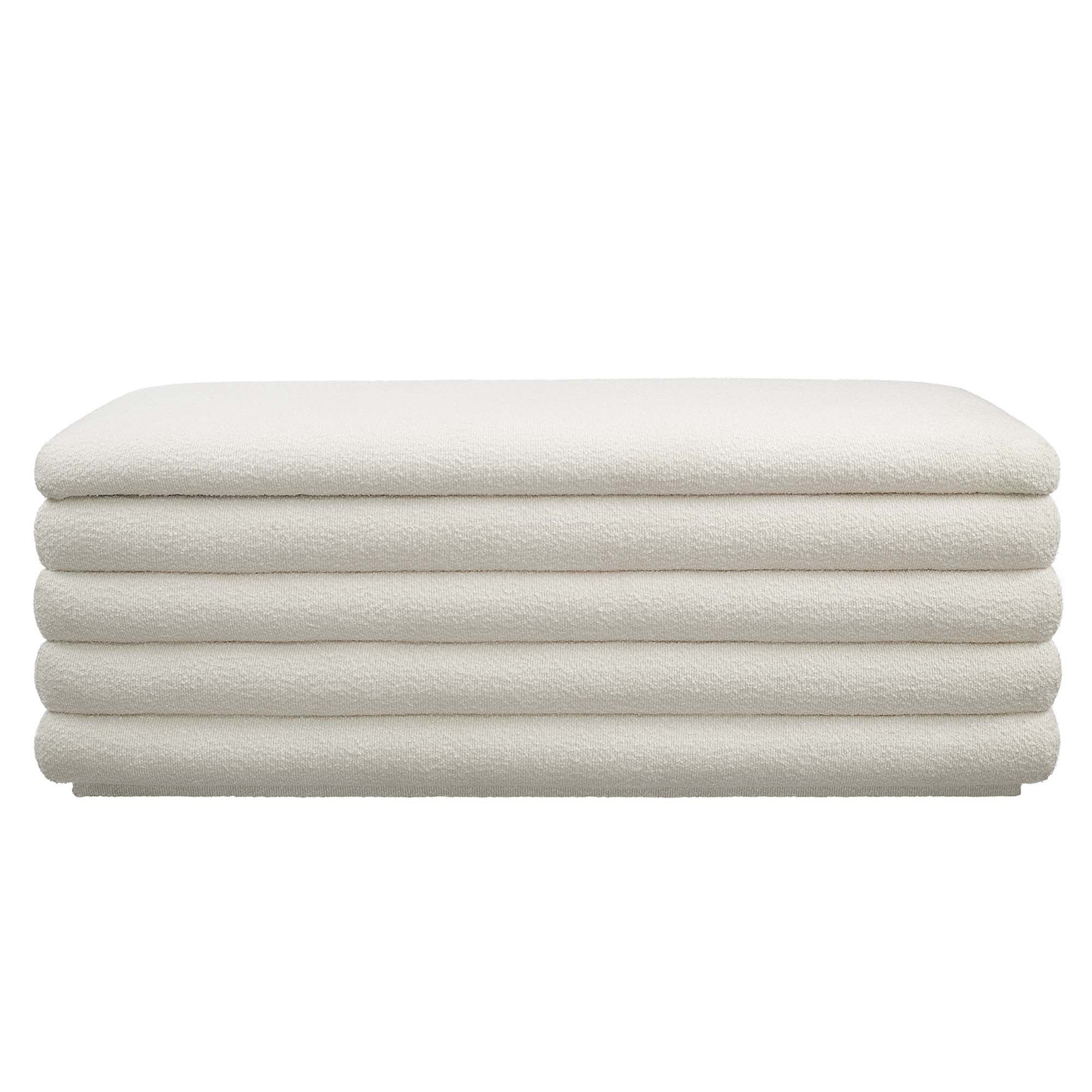 Mezzo Boucle Upholstered Storage Bench by Modway