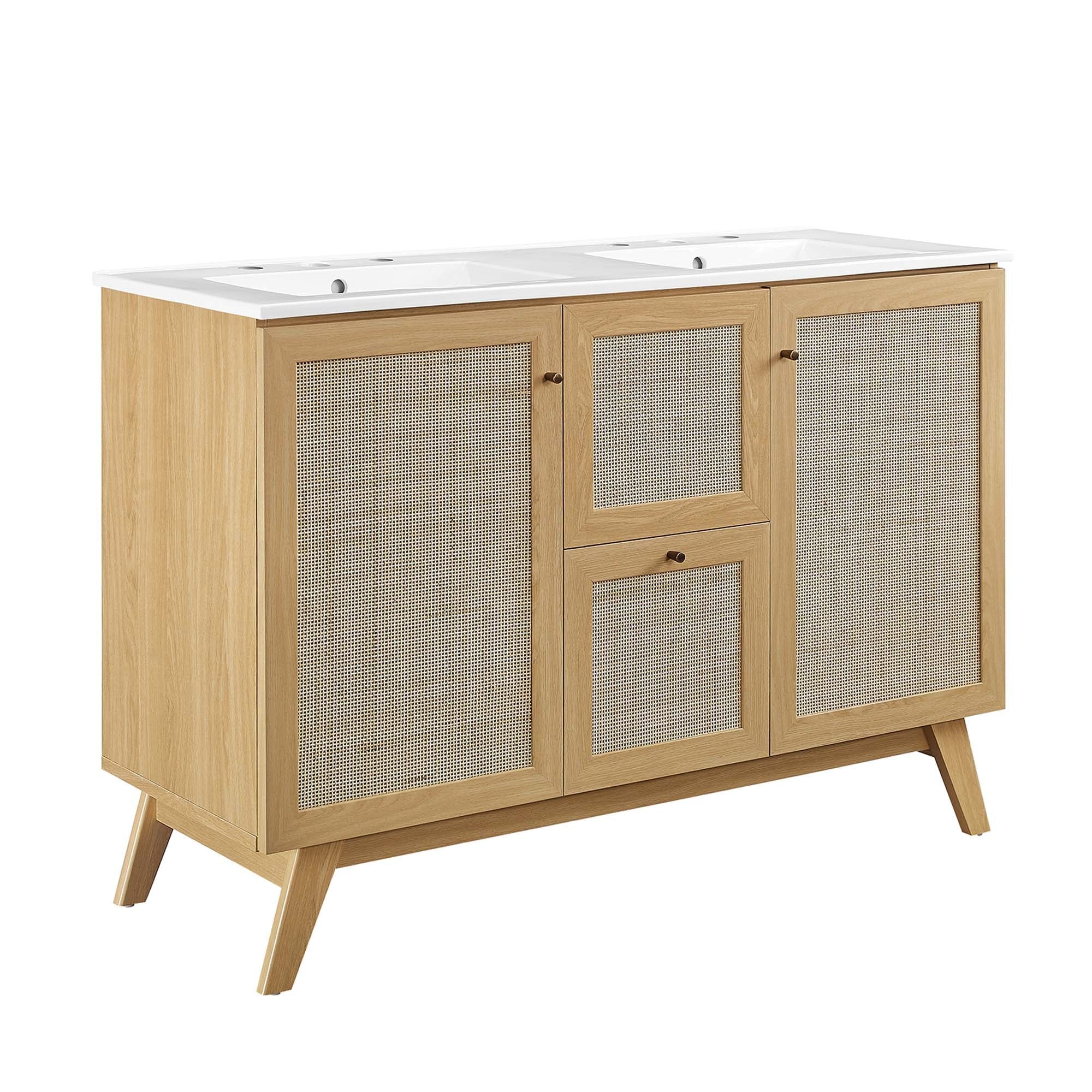 Soma 48" Double Sink Bathroom Vanity by Modway