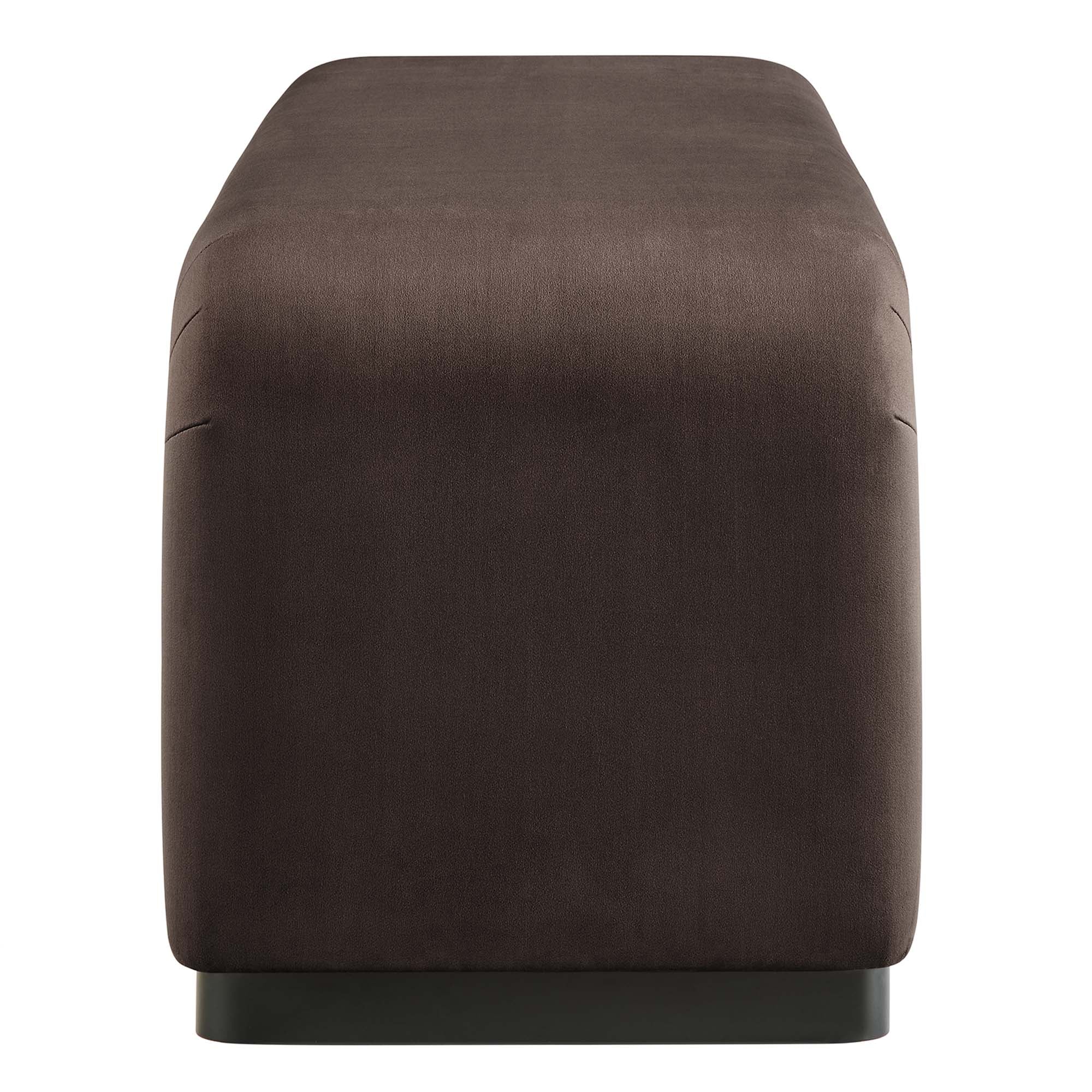 Koda Performance Velvet Waterfall Long Bench by Modway