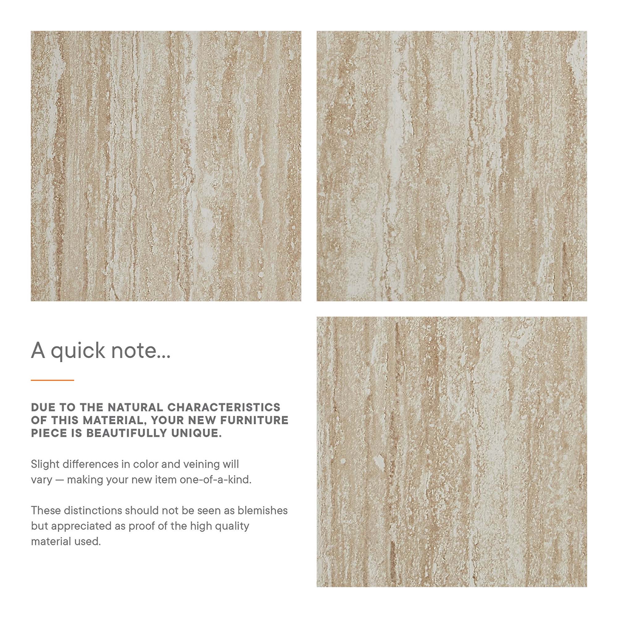 Mirella Faux Travertine Console Table by Modway