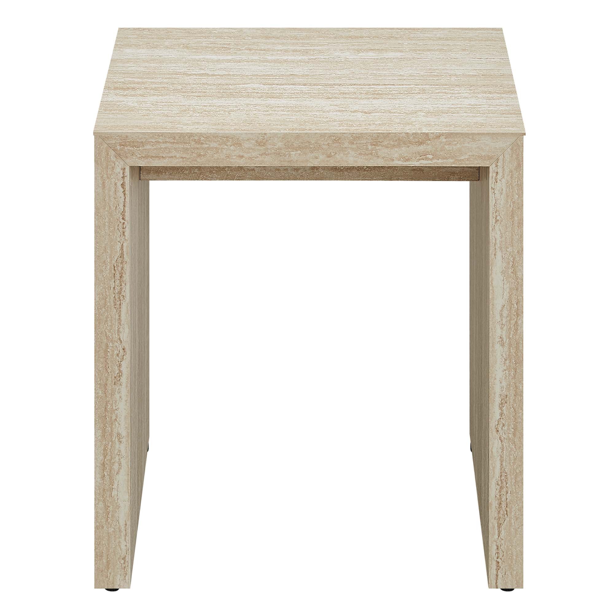 Mirella Faux Travertine Side Table by Modway