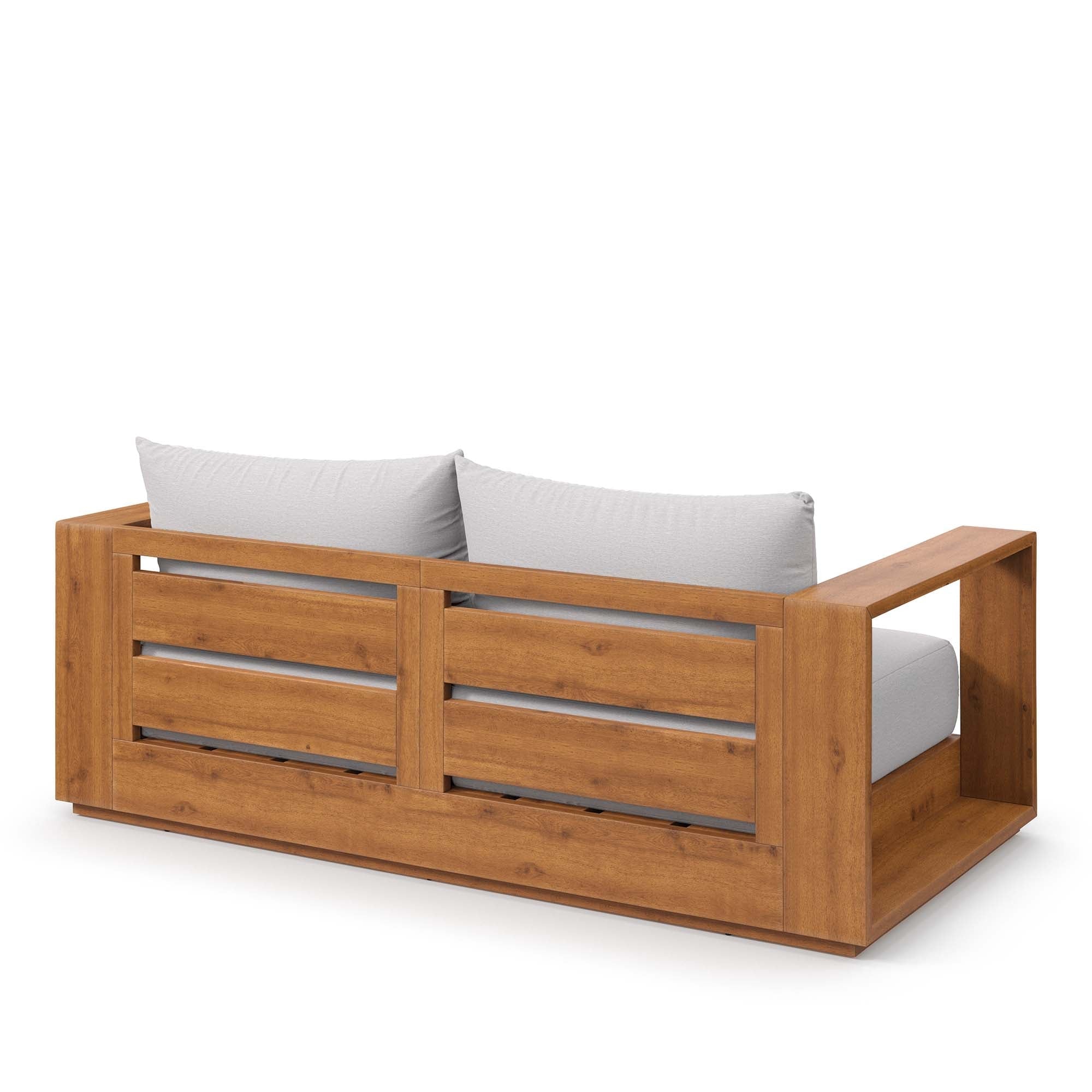 Tahoe Acacia Wood Outdoor Patio Loveseat by Modway