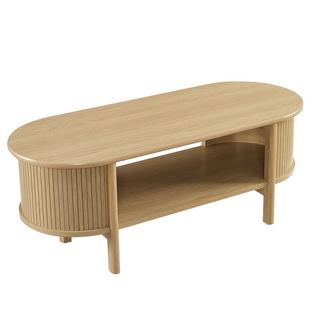 Cadence Coffee Table by Modway Mid-Century Modern Rubberwood