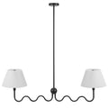 Wave Squiggle 2-Arm Pendant Light by Modway