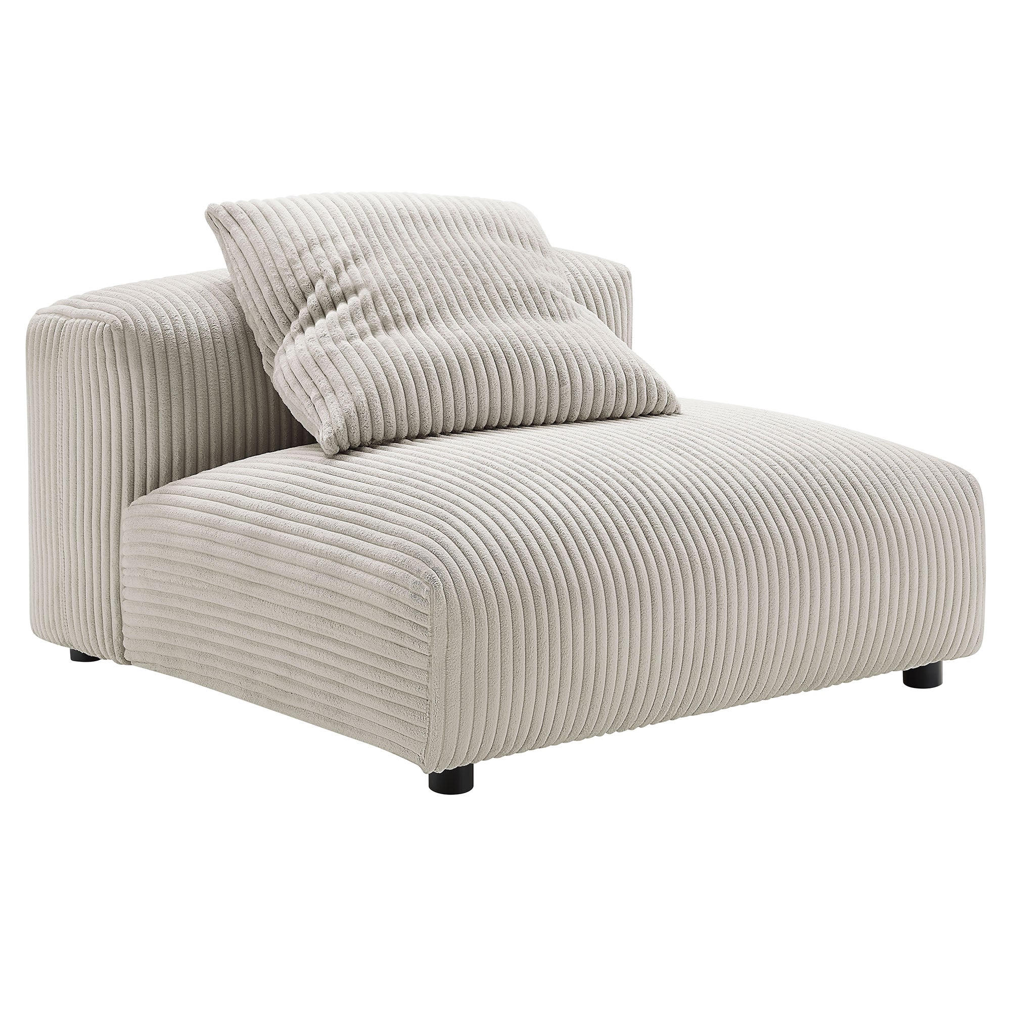 Solace 4-Piece Modular Corduroy Upholstered Sectional Sofa by Modway