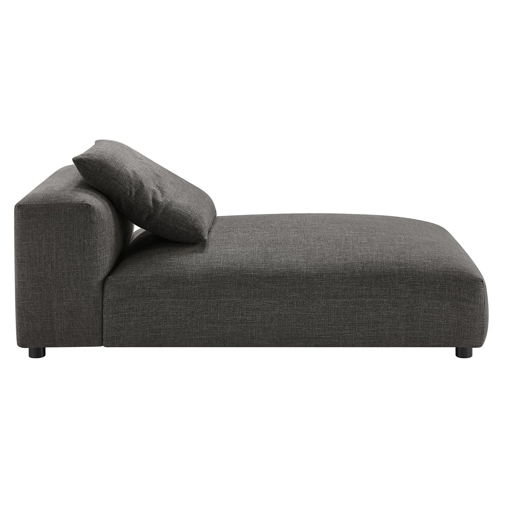 Solace 2-Piece Modular Upholstered Fabric Sectional Sofa with Chaise by Modway