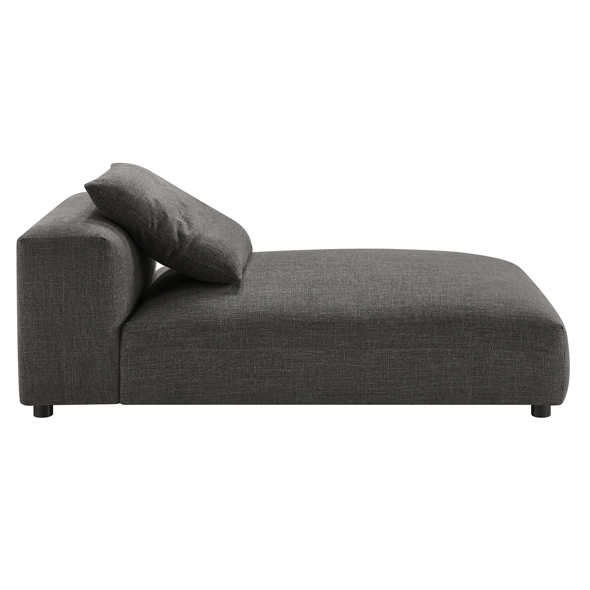 Solace 2-Piece Modular Upholstered Fabric Sectional Sofa with Chaise by Modway