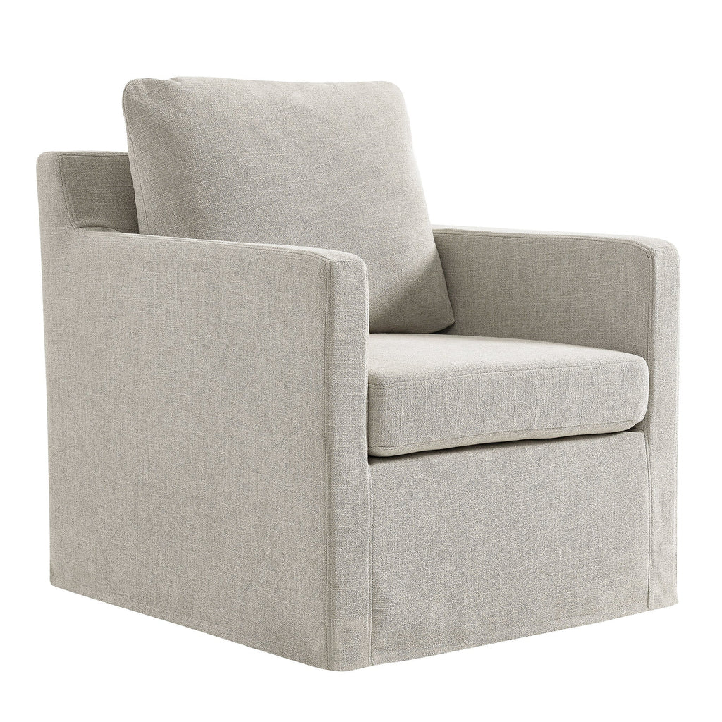 Serene Fabric Slipcovered Swivel Armchair by Modway