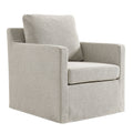 Serene Fabric Slipcovered Swivel Armchair by Modway
