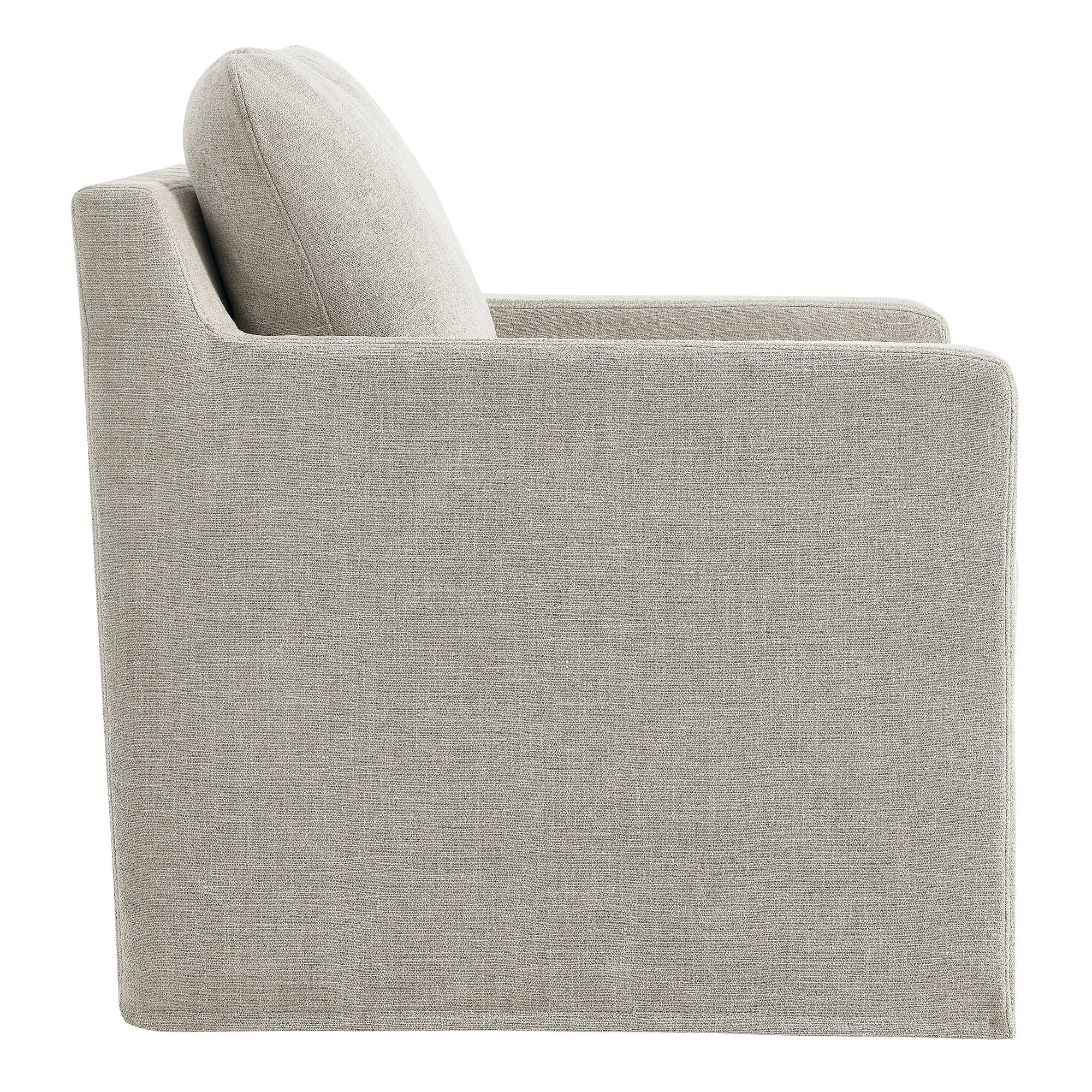 Serene Fabric Slipcovered Swivel Armchair by Modway