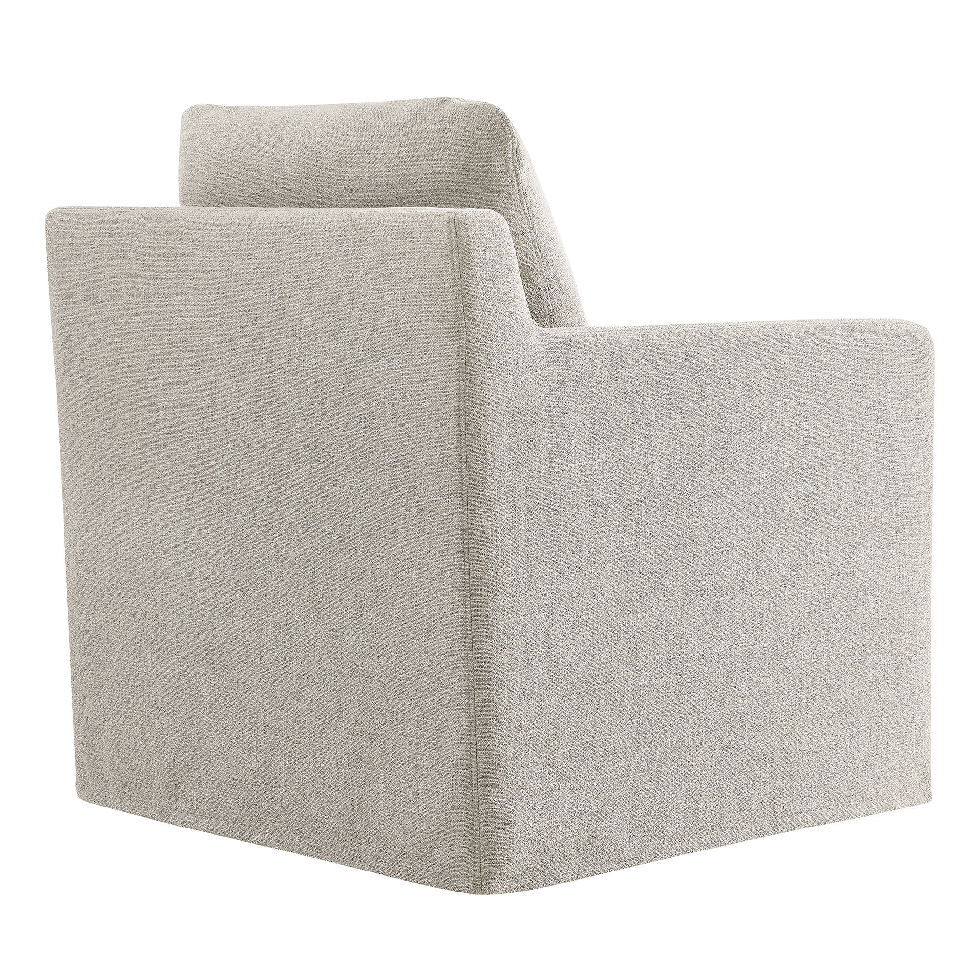 Serene Fabric Slipcovered Swivel Armchair by Modway