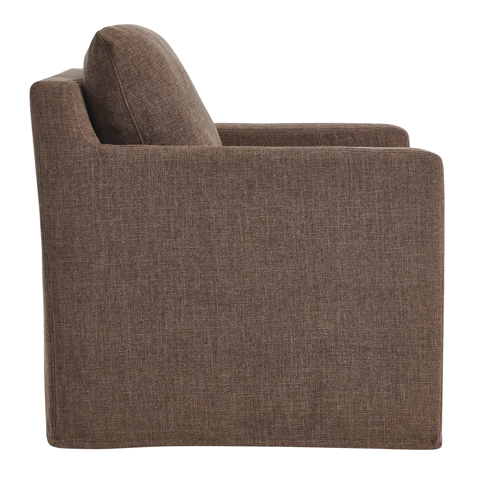 Serene Fabric Slipcovered Swivel Armchair by Modway