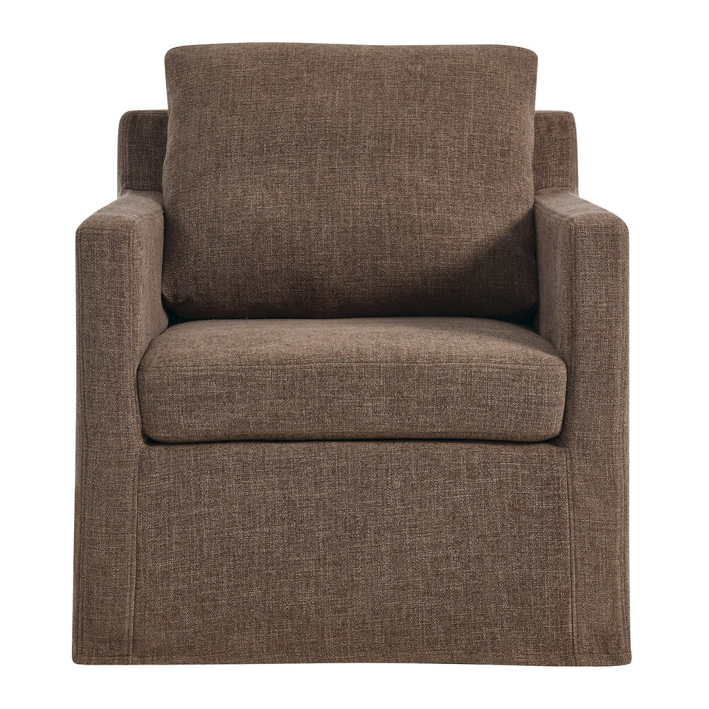 Serene Fabric Slipcovered Swivel Armchair by Modway