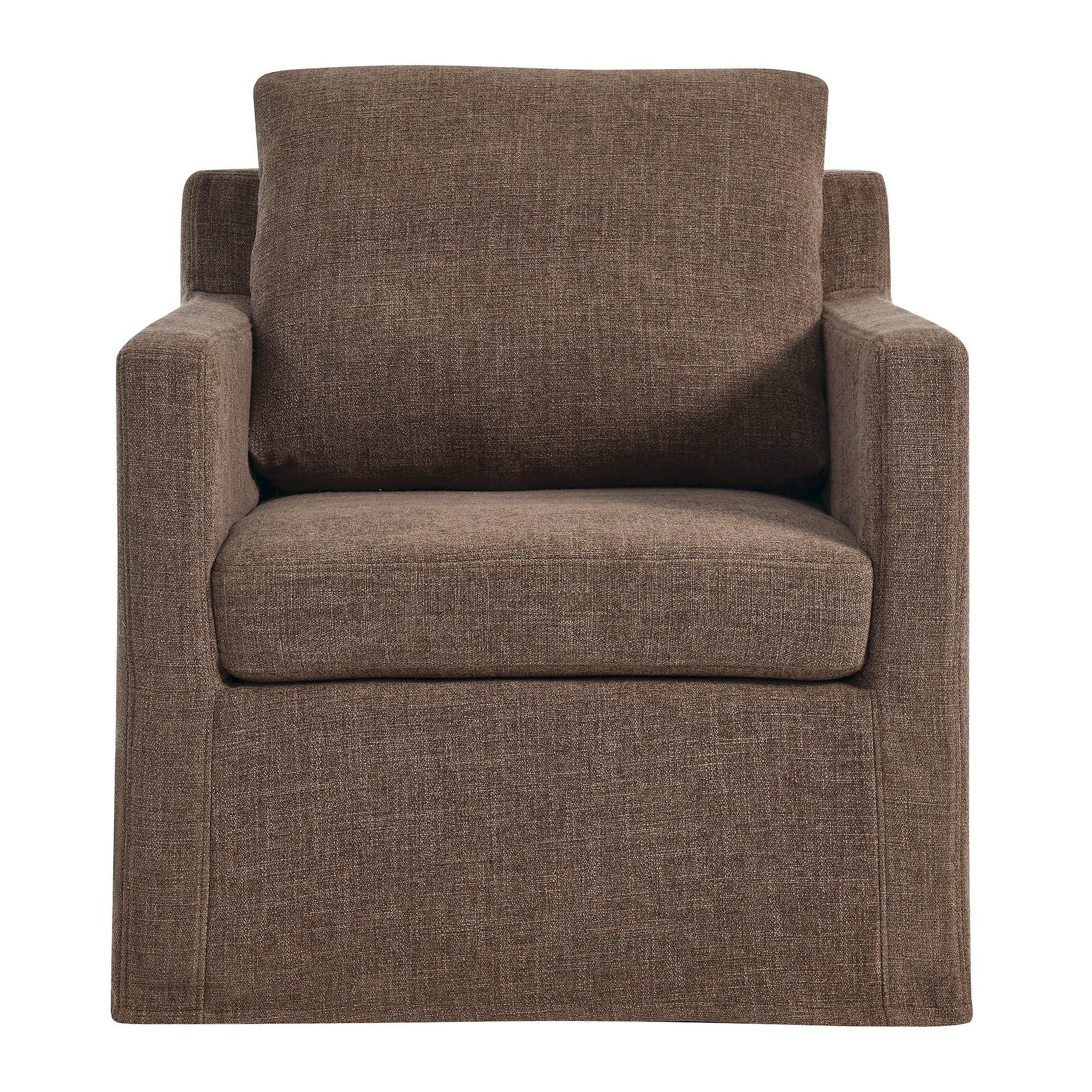 Serene Fabric Slipcovered Swivel Armchair by Modway