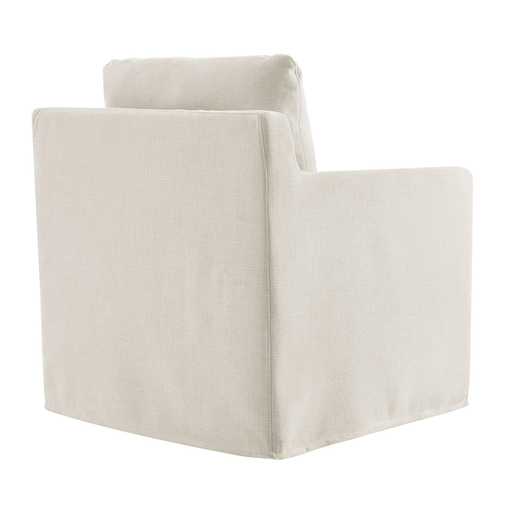 Serene Fabric Slipcovered Swivel Armchair by Modway