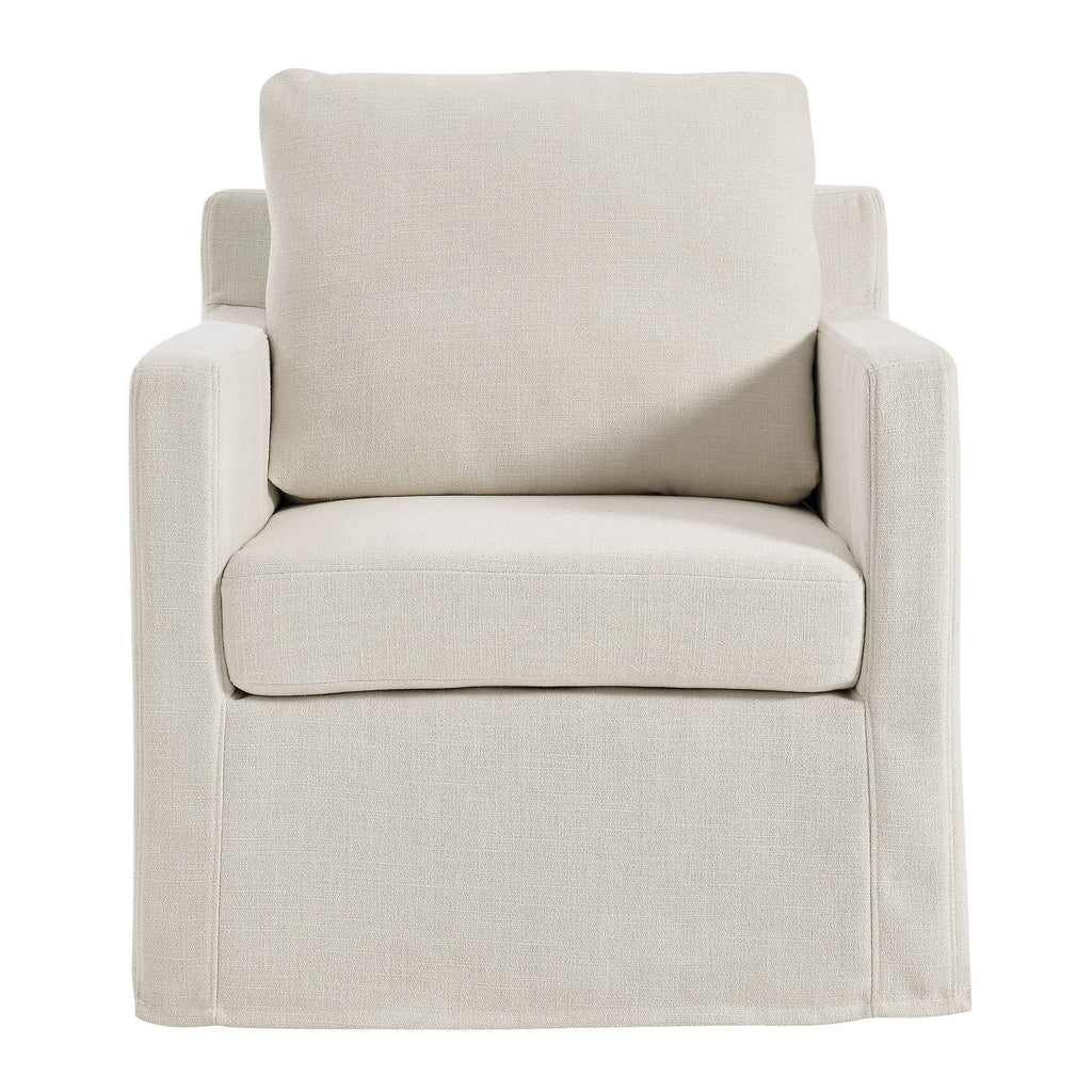 Serene Fabric Slipcovered Swivel Armchair by Modway
