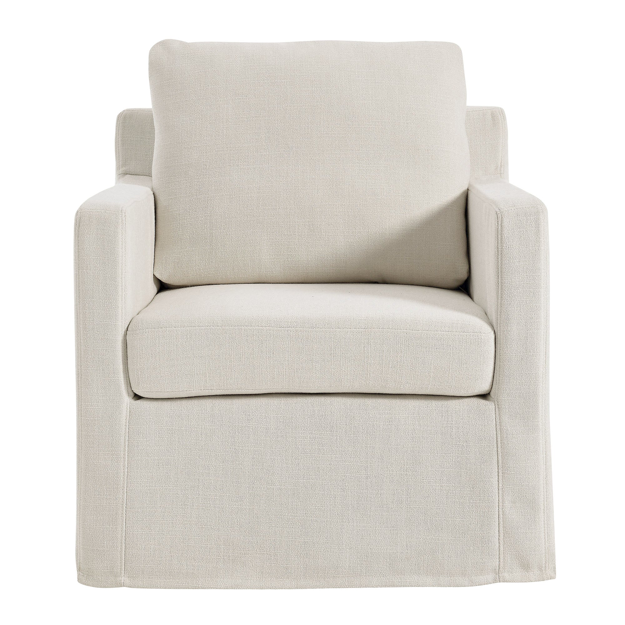 Serene Fabric Slipcovered Swivel Armchair by Modway