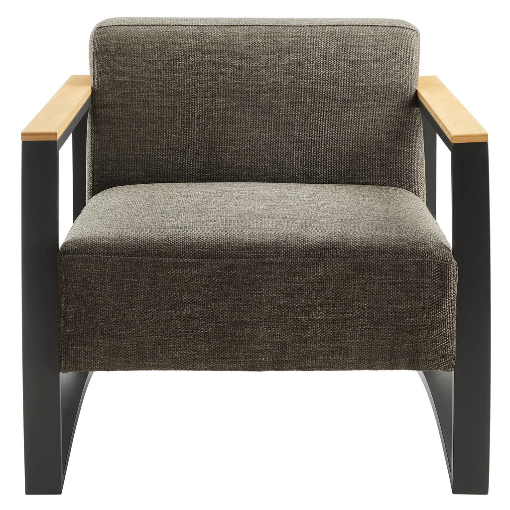 Sauve Outdoor Patio Aluminum and Fabric Armchair by Modway