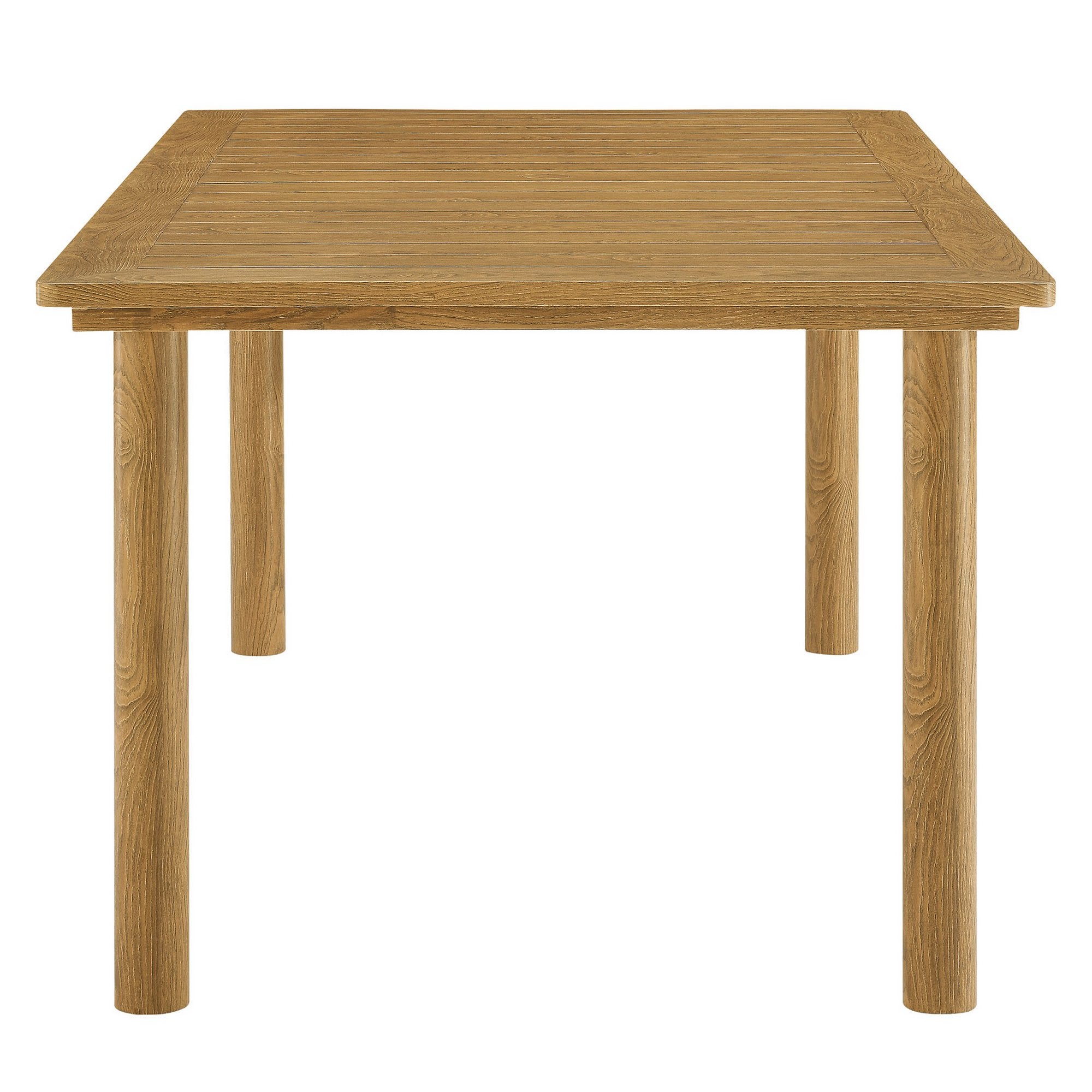 Parkland 76" Outdoor Aluminum Patio Dining Table by Modway