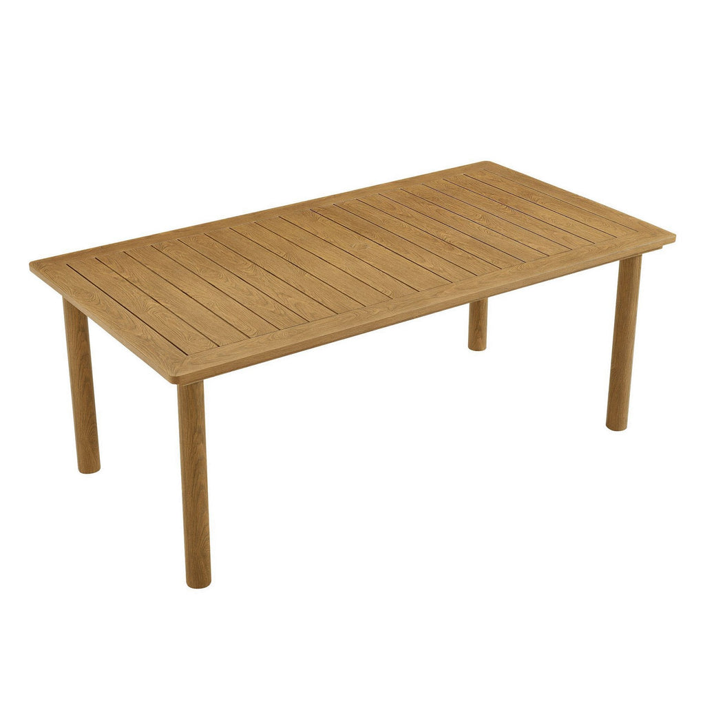 Parkland 76" Outdoor Aluminum Patio Dining Table by Modway