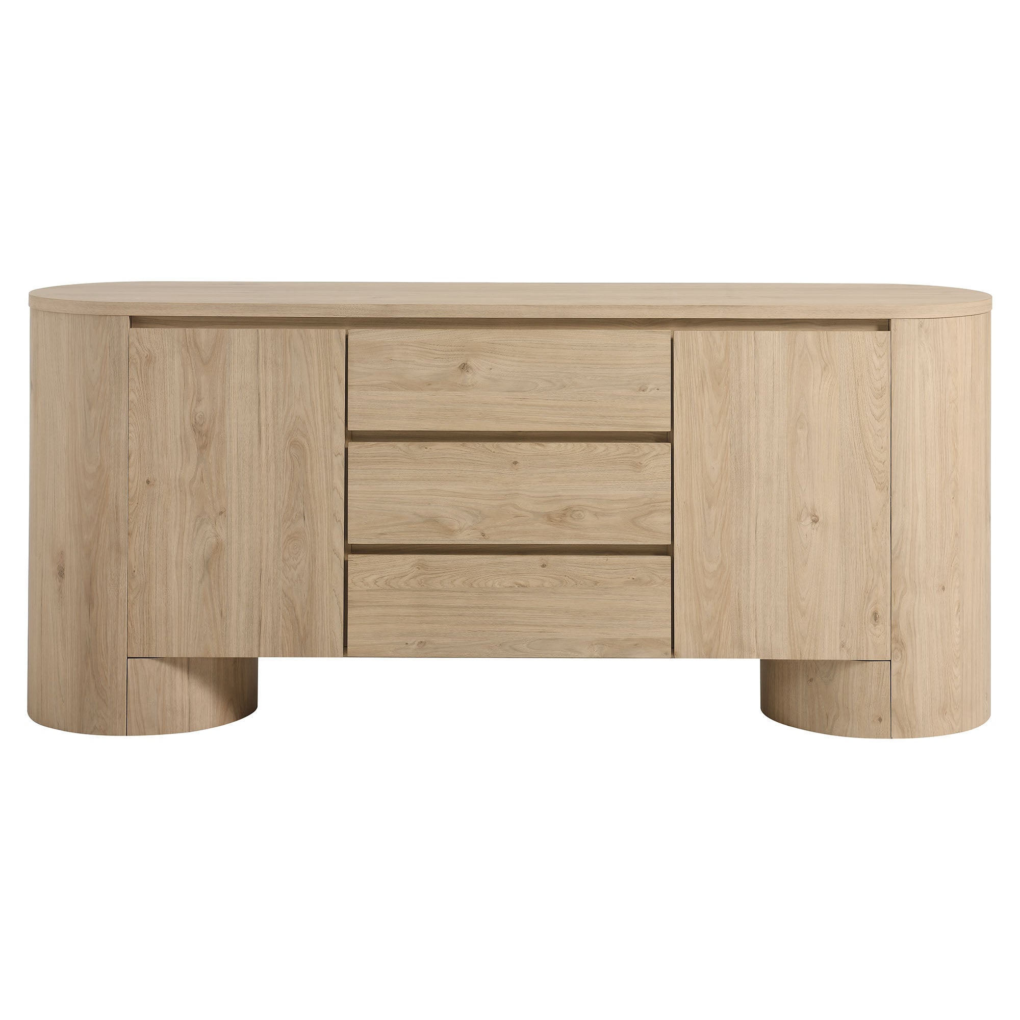 Duval 71" Rounded Sideboard Storage Cabinet by Modway