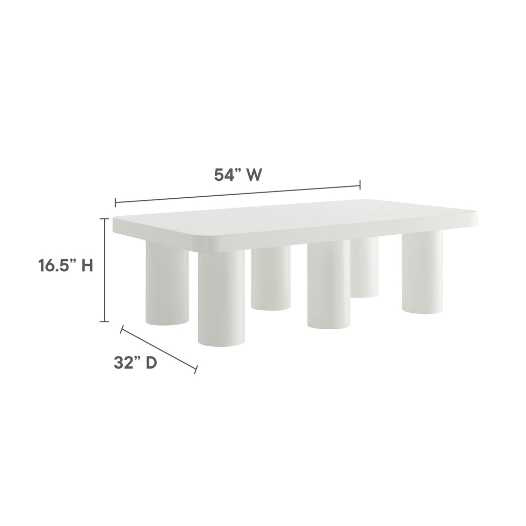 Cleo 54-Inch Rectangular Coffee Table by Modway