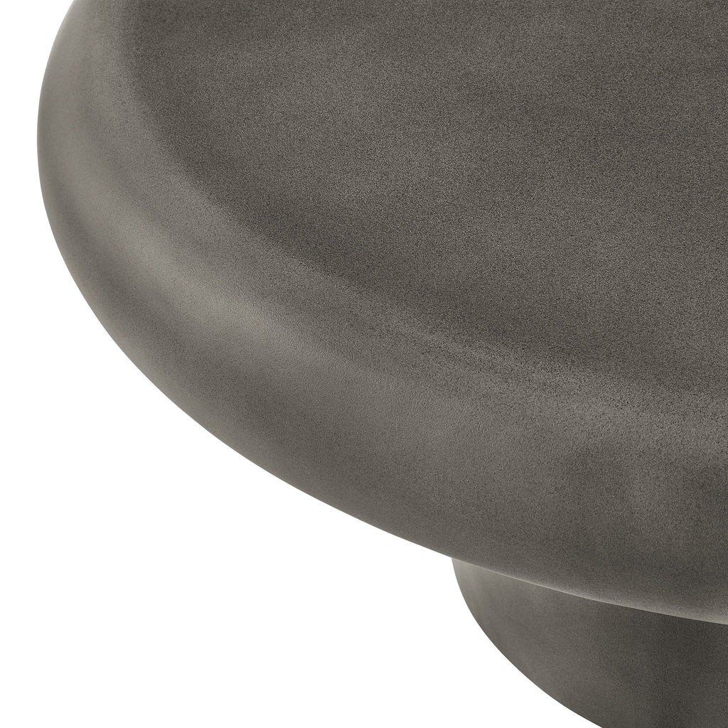 Argos Indoor-Outdoor Patio Concrete Round Coffee Table by Modway