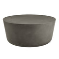 Brion Round Indoor-Outdoor Concrete Coffee Table by Modway