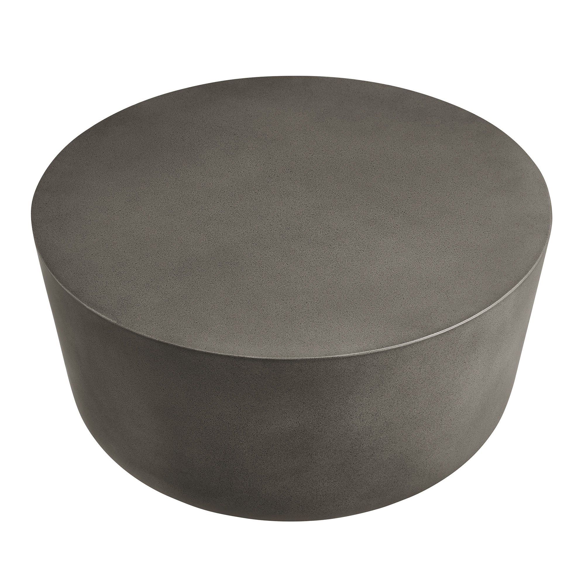 Brion Round Indoor-Outdoor Concrete Coffee Table by Modway