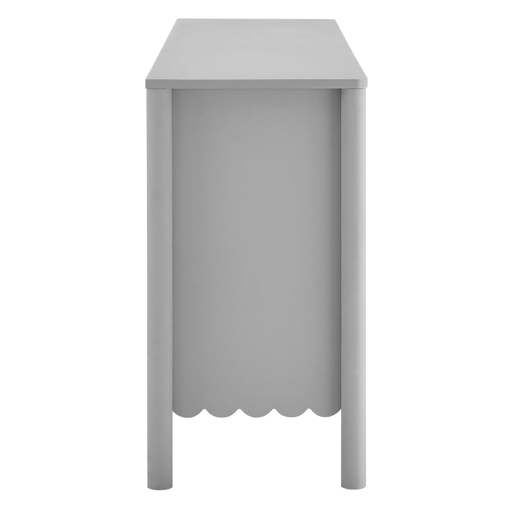 Emmeline 66" 4-Door Scalloped Sideboard Cabinet by Modway