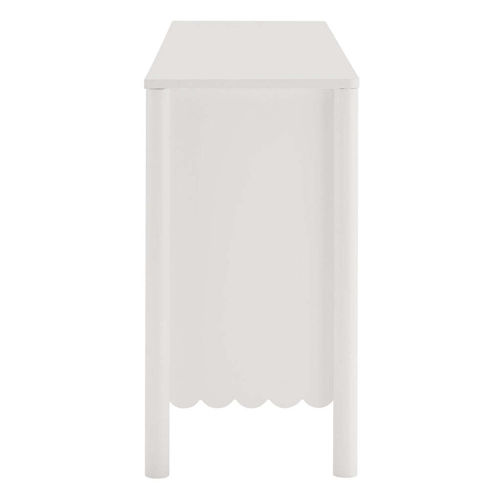 Emmeline 66" 4-Door Scalloped Sideboard Cabinet by Modway