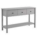 Emmeline 3-Drawer Scalloped Console Table by Modway