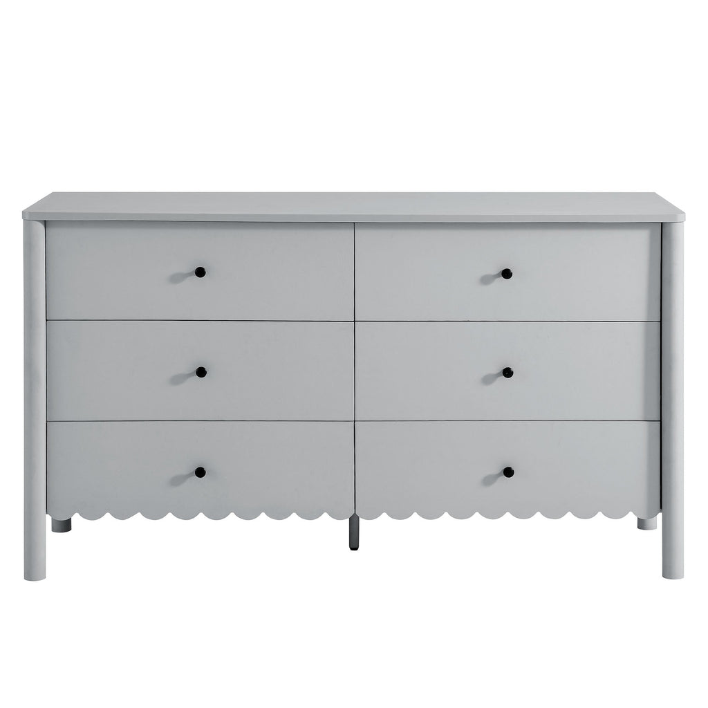 Emmeline Scalloped 6-Drawer Dresser by Modway