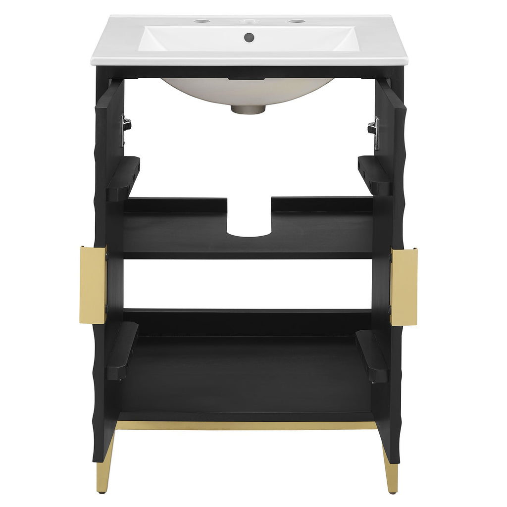 Beau 24" Wood Bathroom Vanity with Basin by Modway