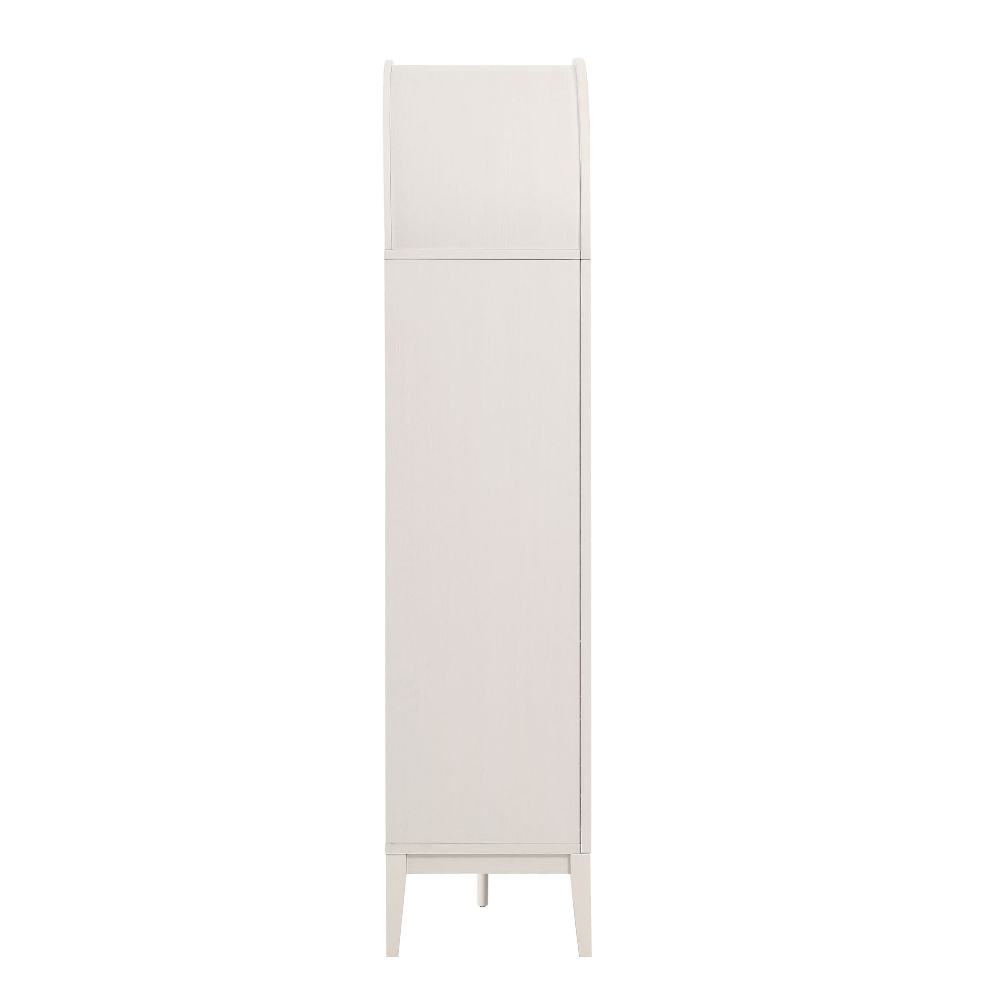 Nolan 74" Tall Wide Arched Storage Display Cabinet Bookshelf by Modway
