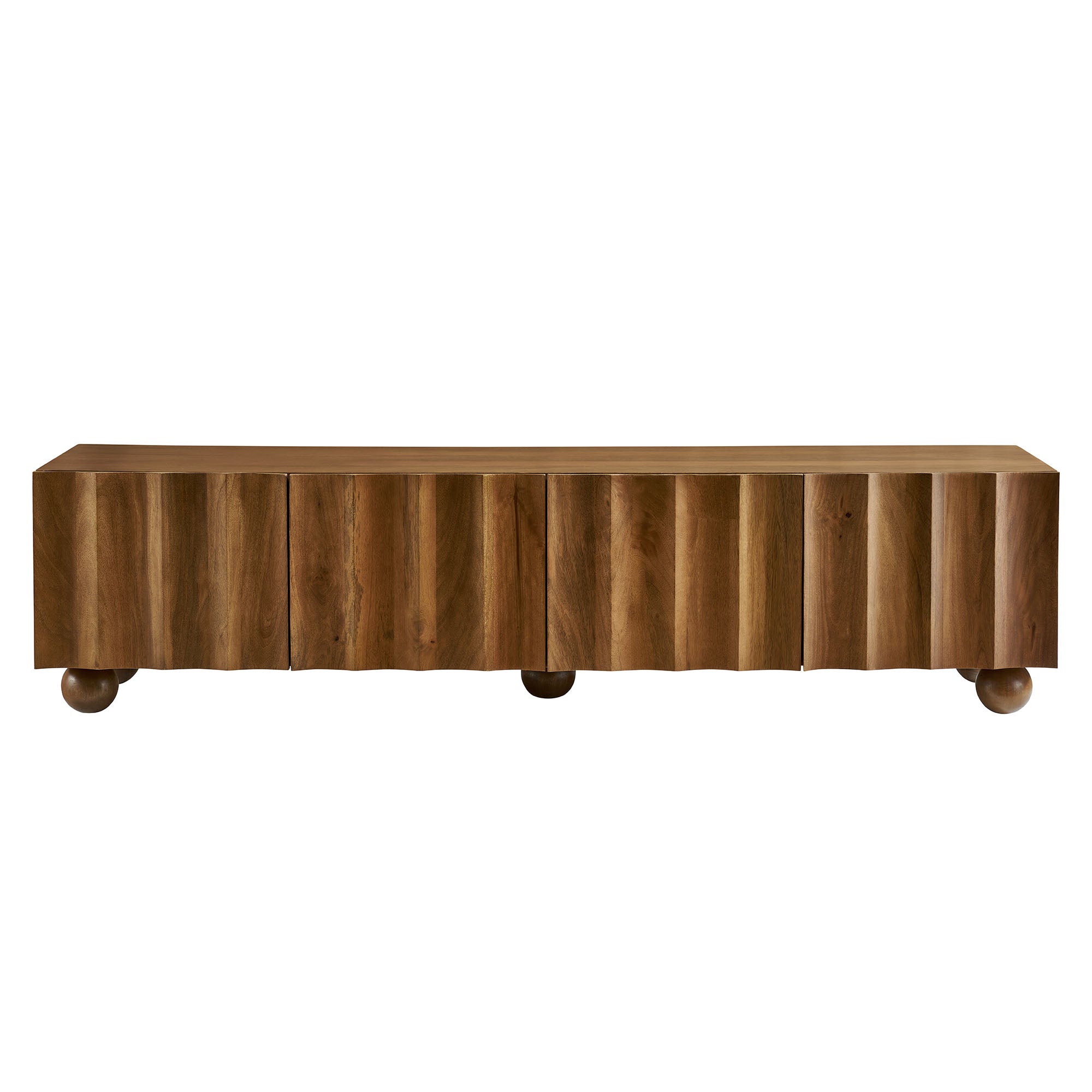 Sorren Scalloped 71" Wood TV Stand by Modway