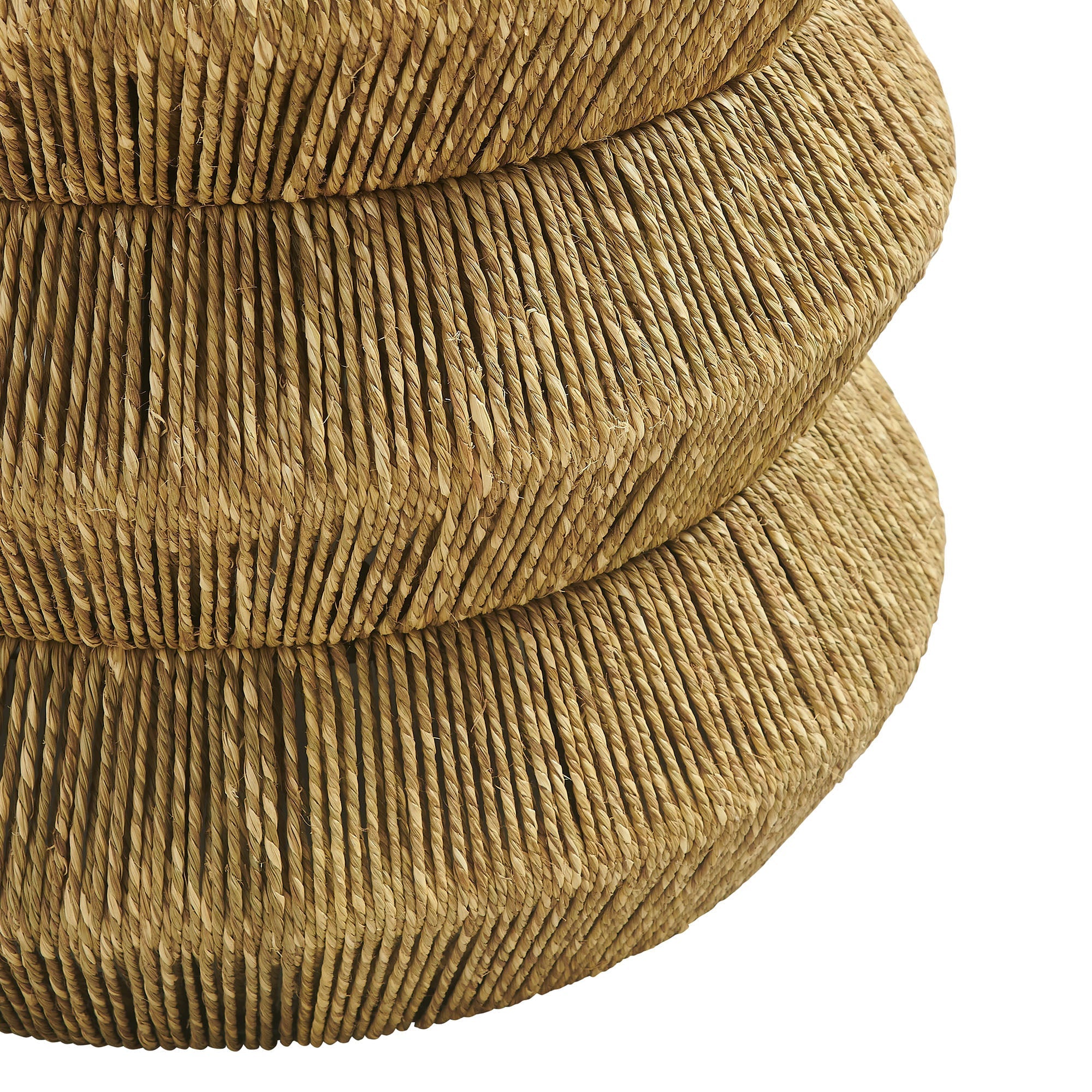 Maris Seagrass and Wood End Table by Modway