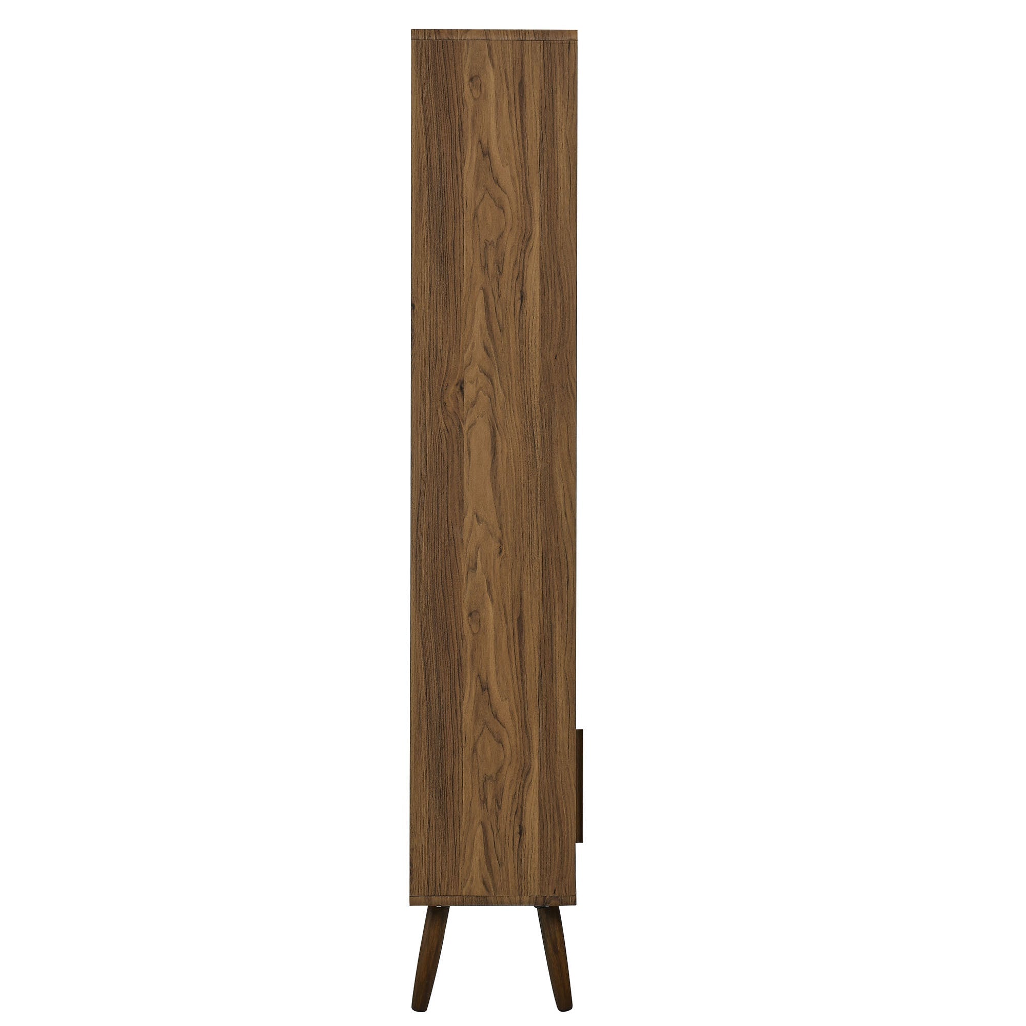 Transmit 45" Four-Tier Bookcase with Sliding Doors