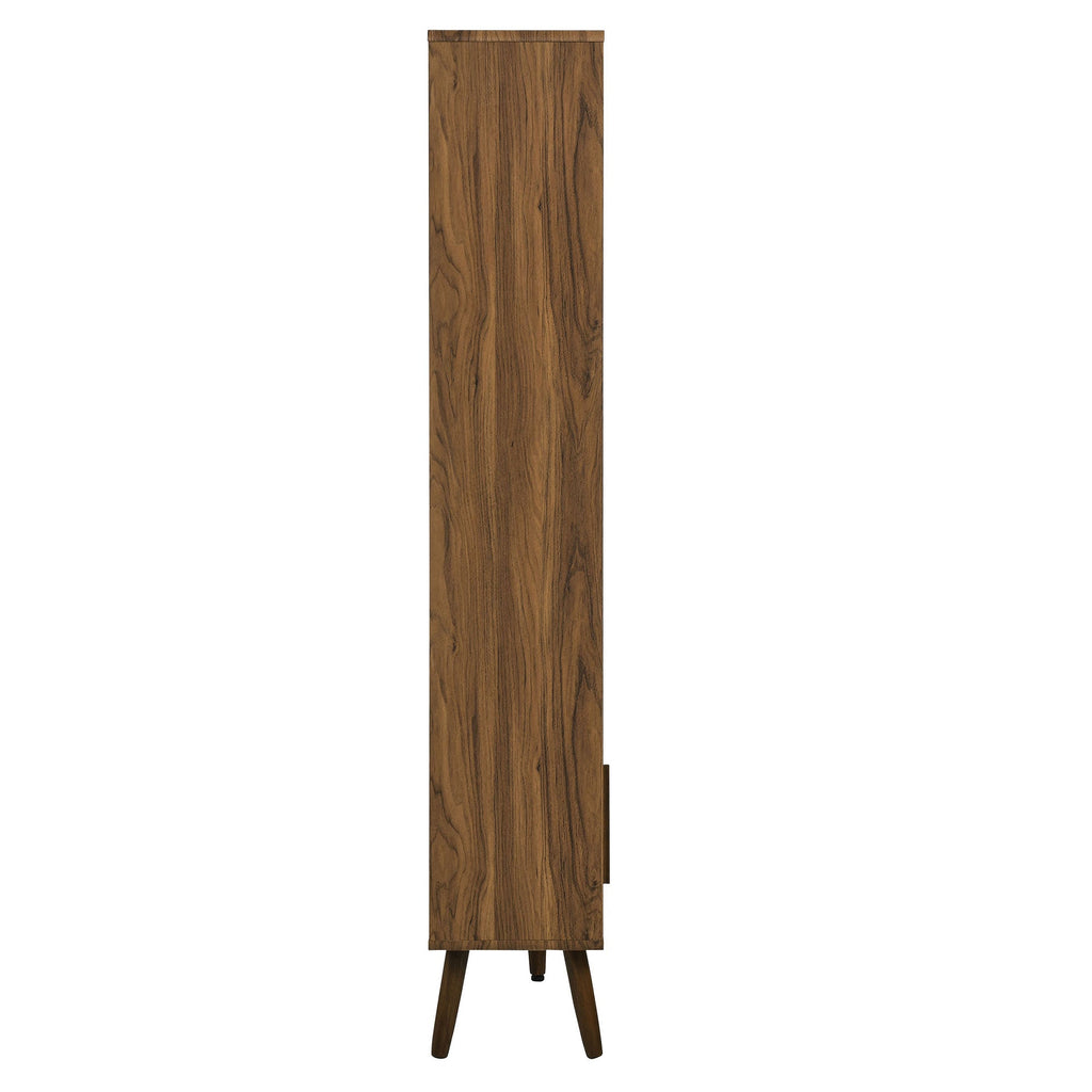 Transmit 59" Bookcase with Sliding Doors by Modway