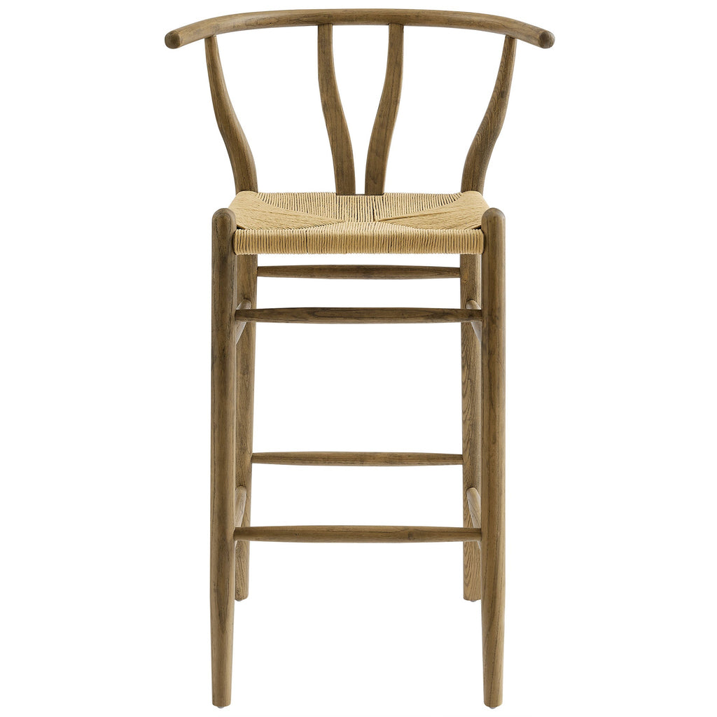 Amish Wood Bar Stool by Modway