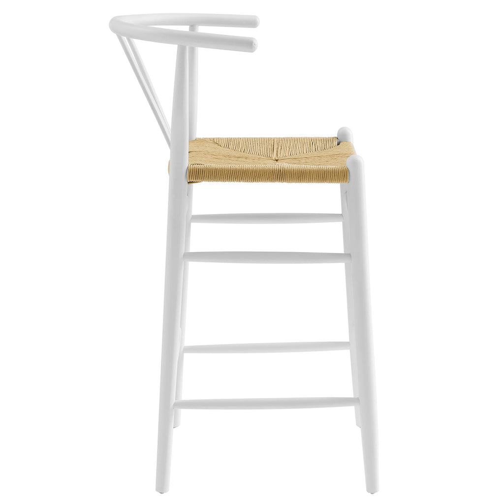 Amish Wood Bar Stool by Modway