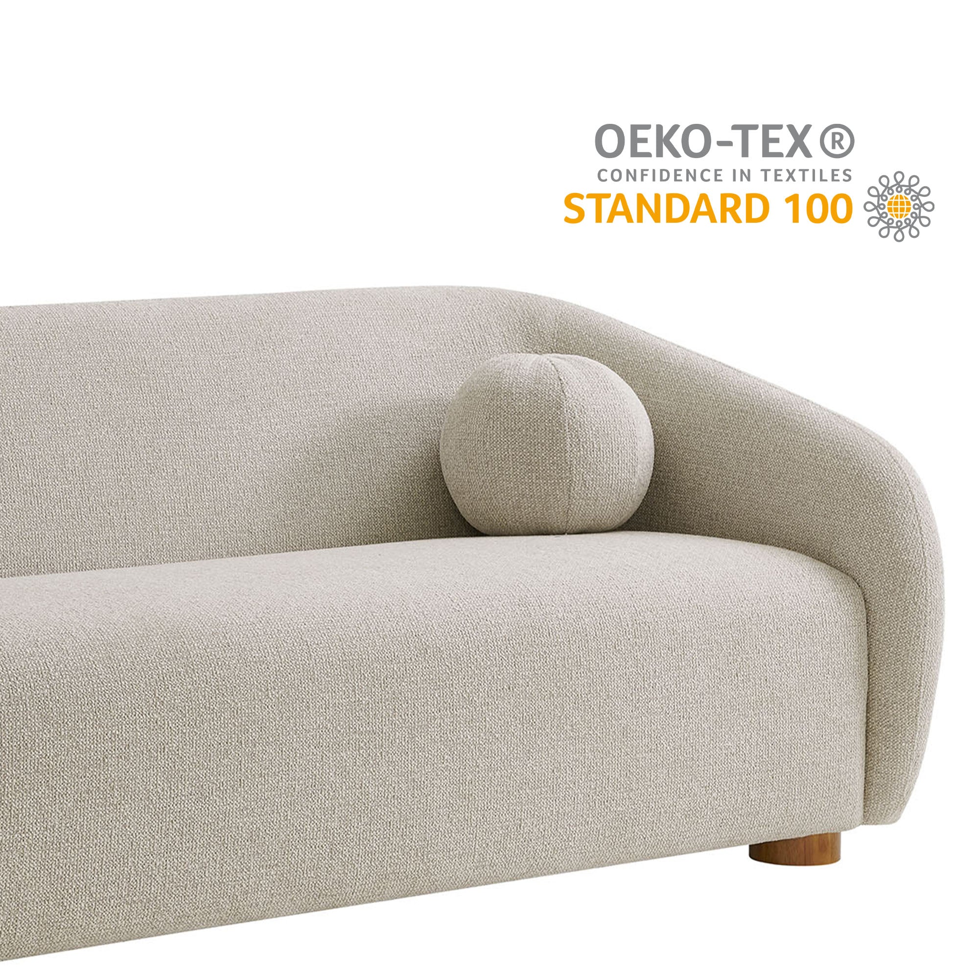 Holland 85" Chenille Fabric Sofa by Modway